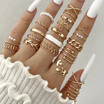 Oil Dripping Knuckle Ring Set